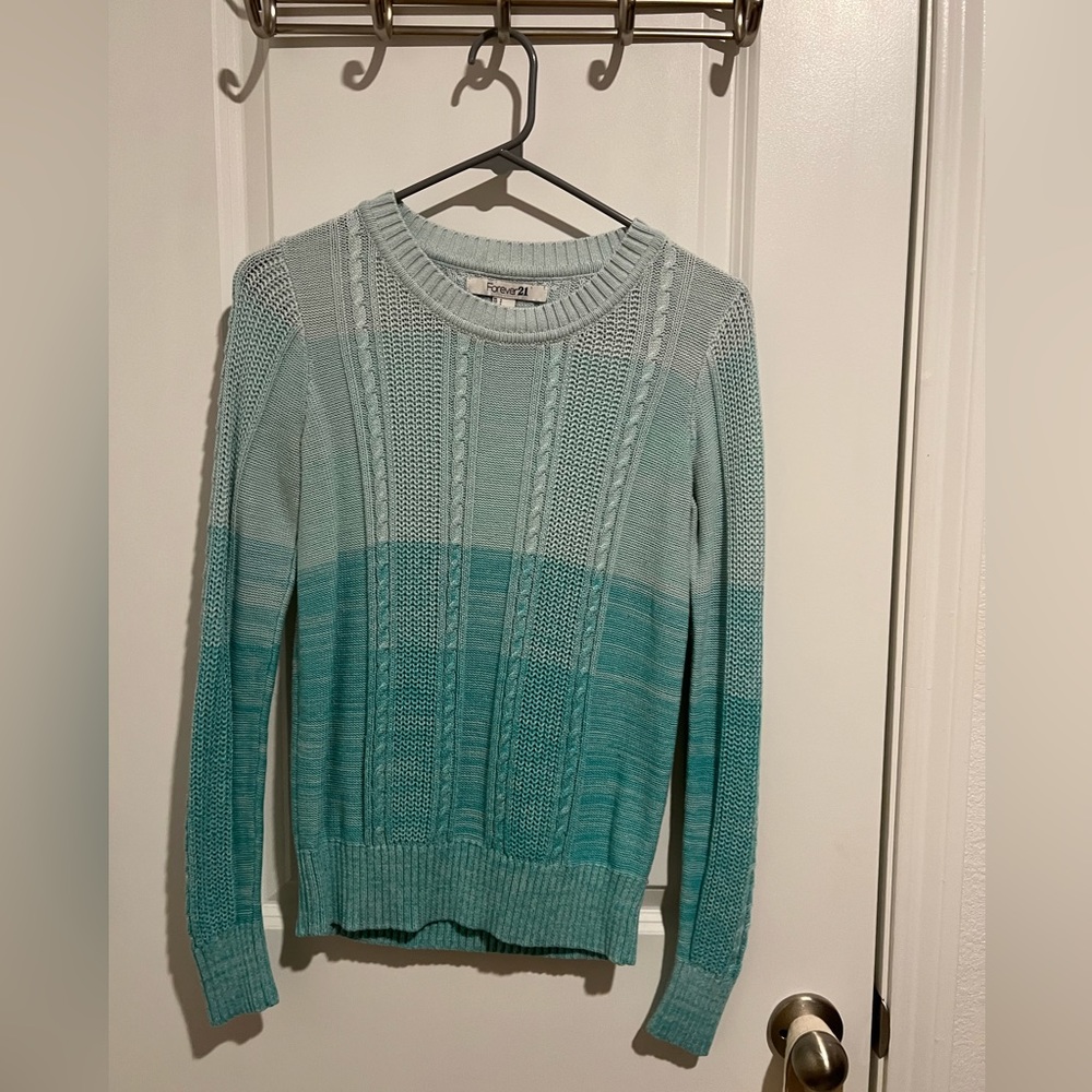 Forever 21 Blue Knit Sweater